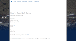 Desktop Screenshot of libertybasketballcamp.com
