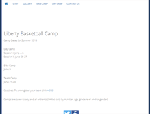 Tablet Screenshot of libertybasketballcamp.com